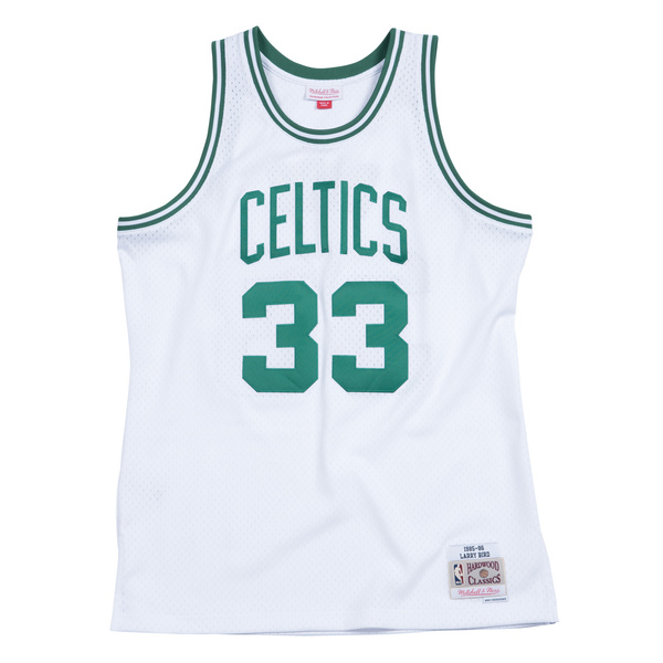 Mitchell & Ness Boston Celtics #33 Larry Bird white Swingman Jersey