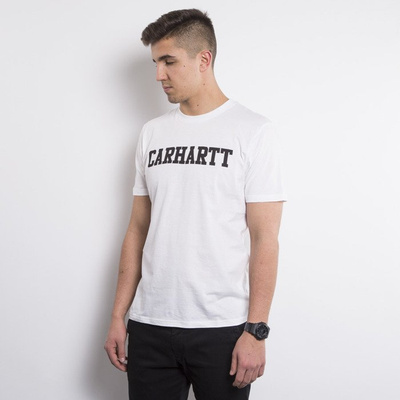 Carhartt WIP koszulka t-shirt College LT white / black