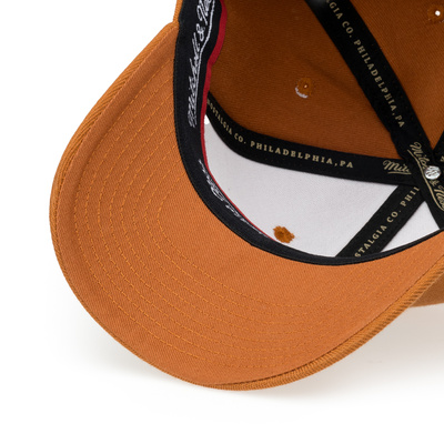 Mitchell & Ness Pinscript Classic Red orange black