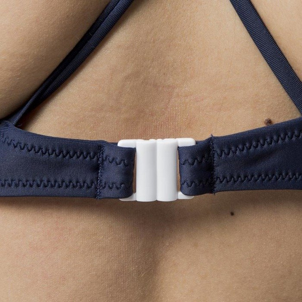 Kostium kąpielowy Champion Logo Zigzag Swimming Suit navy S8RAT3CE39