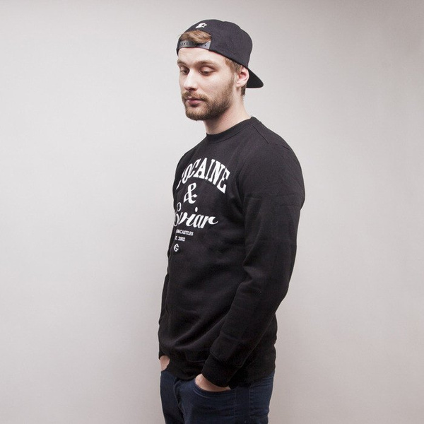 Crooks & Castles bluza crewneck Coca black / white