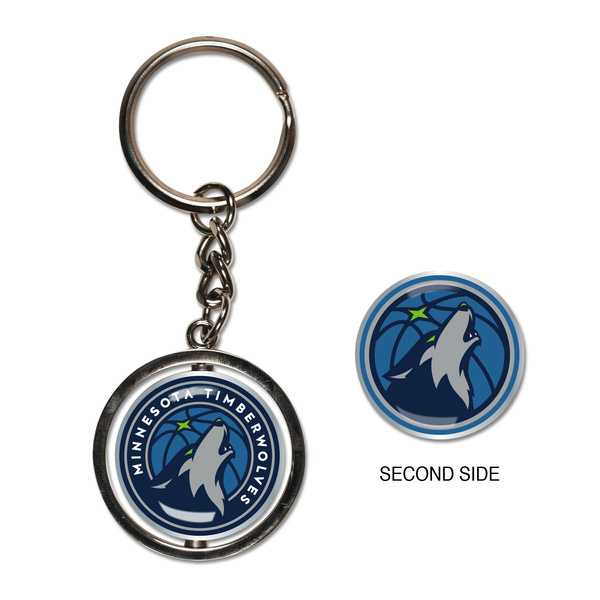 WinCraft NBA Spinner Key Ring Minnesota Timberwolves