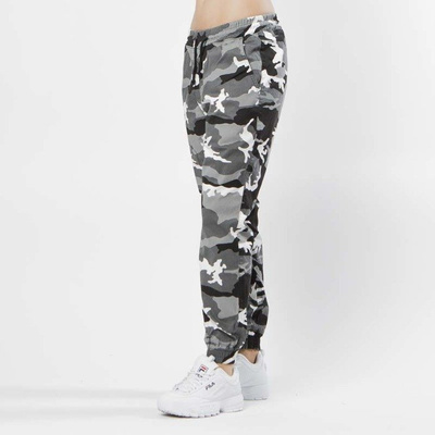 Spodnie damskie jogger Diamante Wear Jogger RM Classic white-black camo