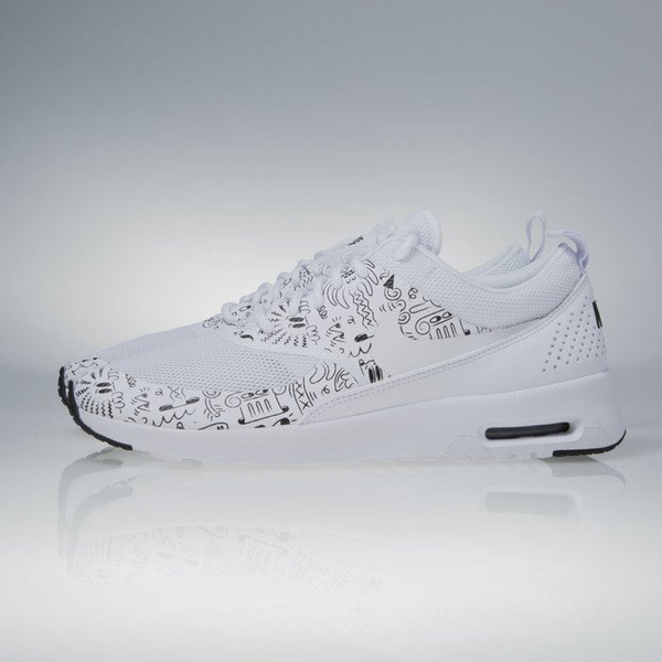 Sneakers buty Nike WMNS Air Max Thea Print white / white-black (599408-103)