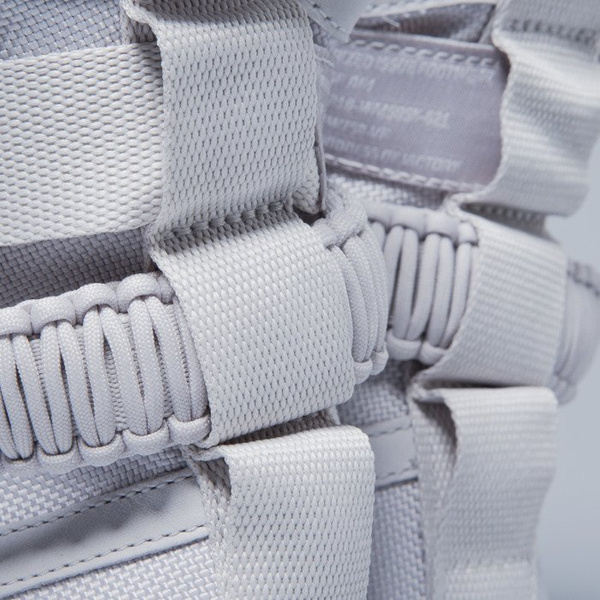 Sneakers buty damskie Nike SF Air Force 1 vast grey / vast grey 857872-003