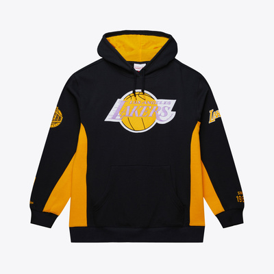 Bluza Mitchell & Ness NBA Team Origins Fleece Hoodie Vintage Logo Los Angeles Lakers black