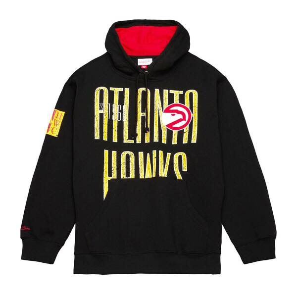 Bluza Mitchell & Ness Atlanta Hawks NBA Team OG Fleece 2.0 black