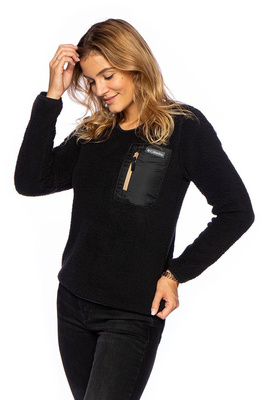 Sweatshirt WMNS Columbia West Bend Crew black