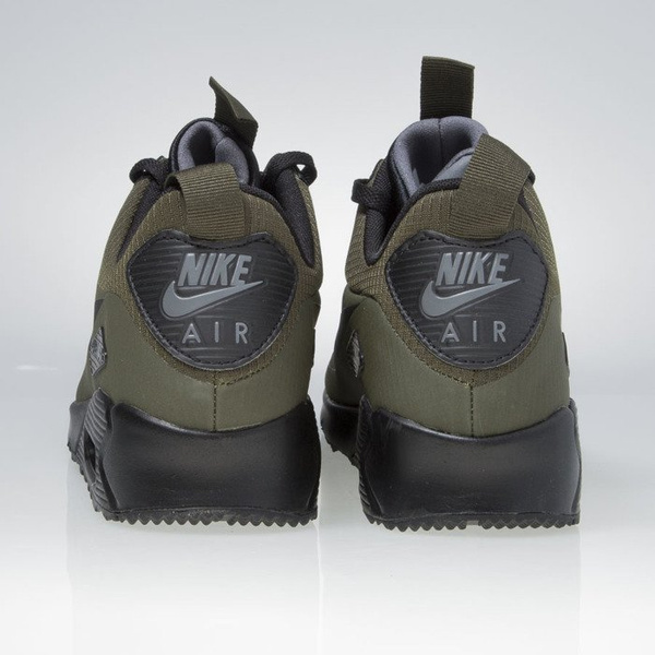 Sneakers buty zimowe Nike Air Max 90 Mid Winter dark loden / black-dark grey 806808-300