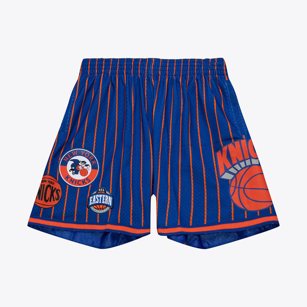 Mitchell & Ness shorts New York Knicks City Collection Mesh Short royal/orange