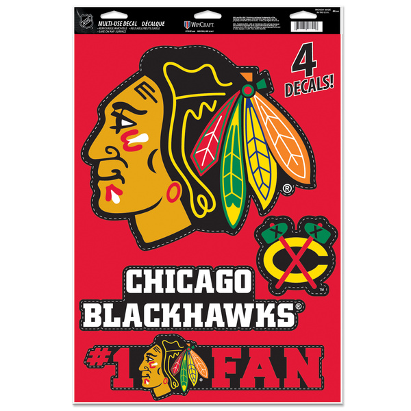 WinCraft NHL Multi-Use Decal 11x17 Chicago Blackhawks