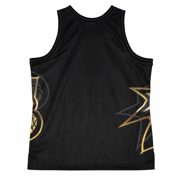 Koszulka Mitchell & Ness Philadelphia 76ers Big Face 4.0 Fashion Tank czarna