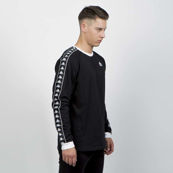 Kappa koszulka longsleeve Banda Auyen black-white