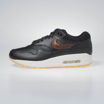 Buty Sneakers WMNS Nike Air Max 1 PRM black/black-gum yellow (454746-020)