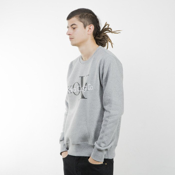 Koka bluza Crewneck CK heather grey