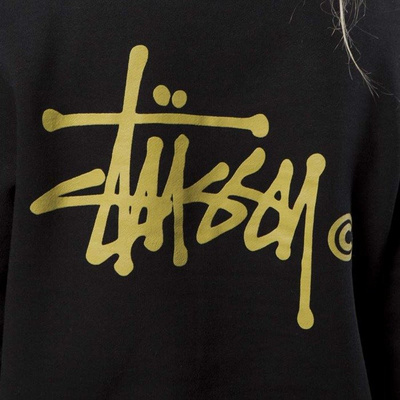 Stussy Sweatshirt Basic Logo Crew black WMNS