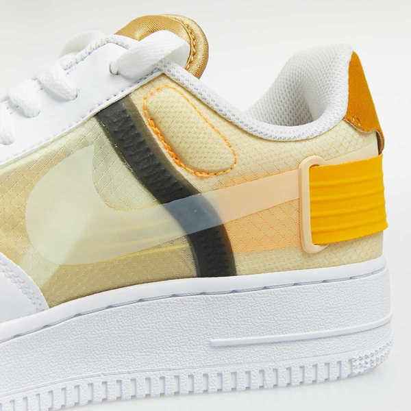Sneakers buty Nike Air Force 1-Type white/university gold (AT7859-100)
