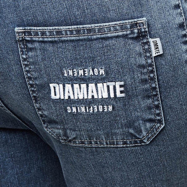 Spodnie damskie jogger Diamante Wear Jogger RM Jeans marble blue