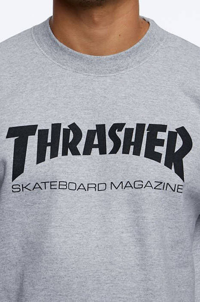 Bluza Thrasher Skate Mag Crewneck szara