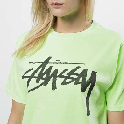 Stussy Old Stock Pig. Dyed Tee WMNS green