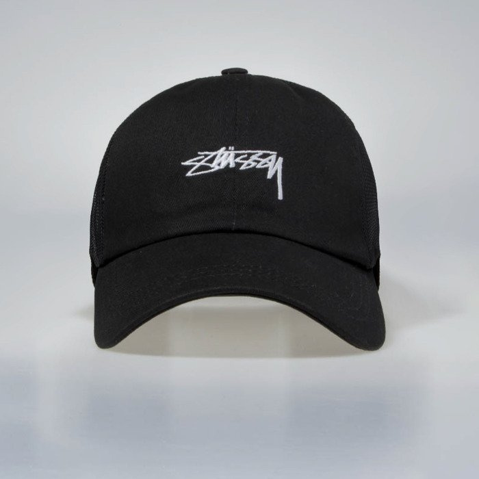 帽子 STUSSY LOW PROFILE DESIGN TRUCKER CAP Low Profile Athletic Trucker Snapback in black – Stüssy UK