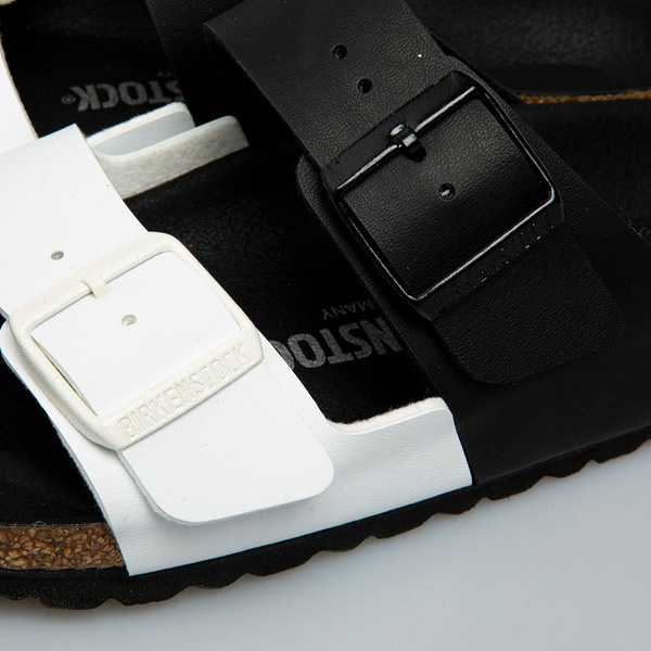 Klapki damskie Birkenstock Arizona Split Narrow Fit czarne (1019712)