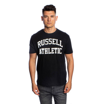 Koszulka Russell Athletic Crewneck S/S T-shirt czarna (black/white)