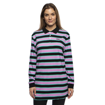 Sukienka Vans WM Stripe Polo Dress wielokolorowa