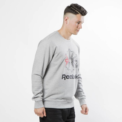 Reebok Classics Bluza Big Starcrest Crew medium grey heather