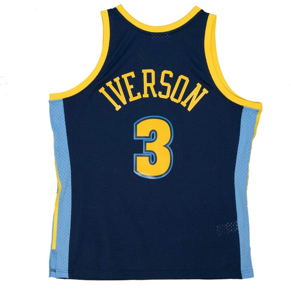 Mitchell & Ness Denver Nuggets #13 Allen Iverson Alternate Jersey navy