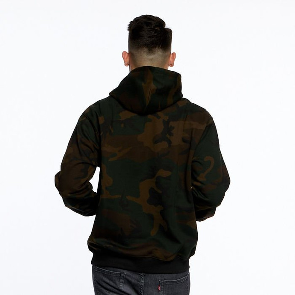 Bluza Carhartt WIP Hooded Carhartt Sweat camo evergreen/black orange