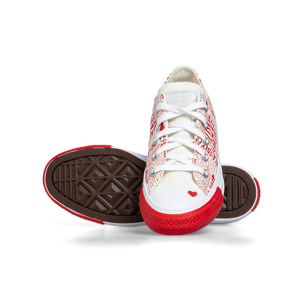 Sneakers buty damskie Converse Chuck Taylor All Star OX czerwone (567311C)