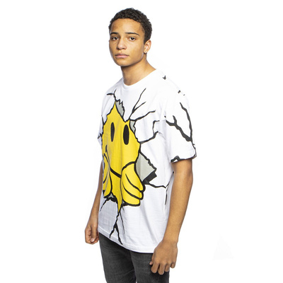 T-shirt Chinatown Market Smiley Dry Wall Breaker Tee white