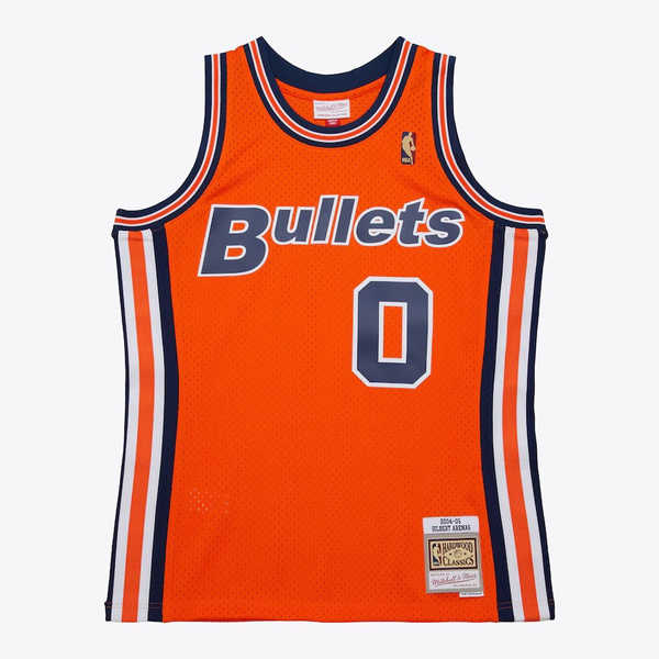 Mitchell & Ness Washington Wizards #0 Gilbert Arenas Alternate Jersey orange