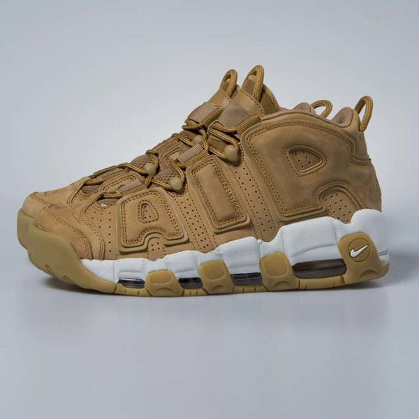 Sneakers buty Nike Air More Uptempo Premium flax / flax-phantom AA4060-200