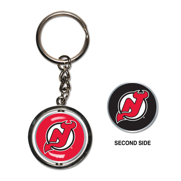 WinCraft NHL Spinner Key Ring New Jersey Devils