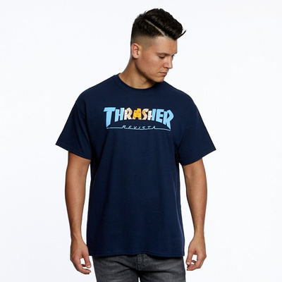 Thrasher Argentina T-shirt navy blue