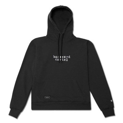 Bluza Backyard Cartel Hoody Typescript black SS2018