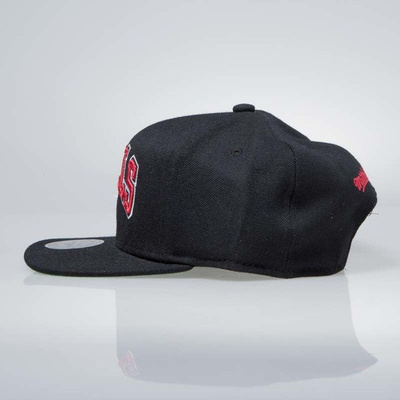 Mitchell & Ness cap snapback Chicago Bulls black WOOL SOLID NL15Z