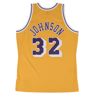 Koszulka Mitchell & Ness Los Angeles Lakers #32 Magic Johnson yellow Swingman Jersey