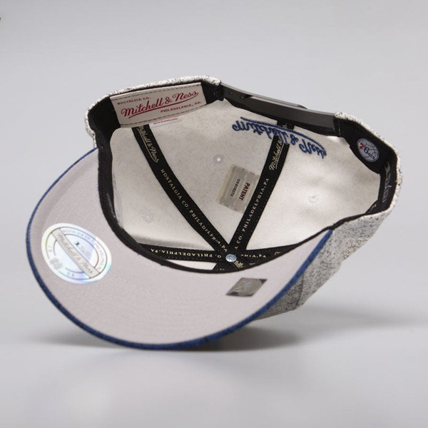 Czapka Mitchell & Ness snapback Philadelphia 76ers white / blue No Rest Snapback