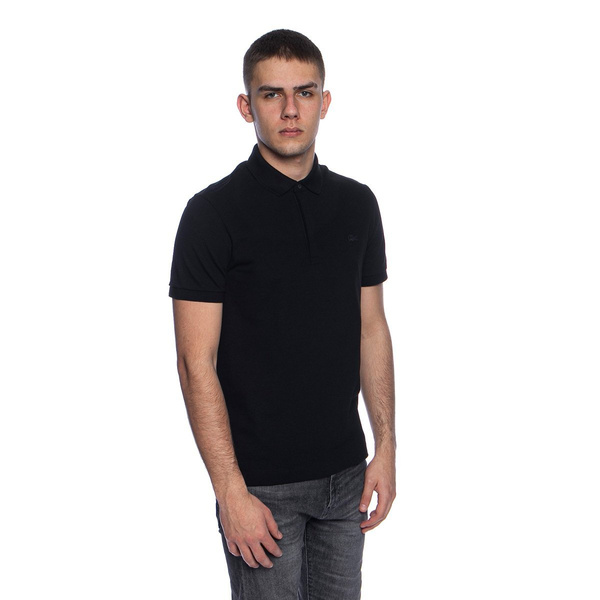 Koszulka Lacoste Men's Paris Polo Shirt Regular Fit Stretch Cotton Pique czarna