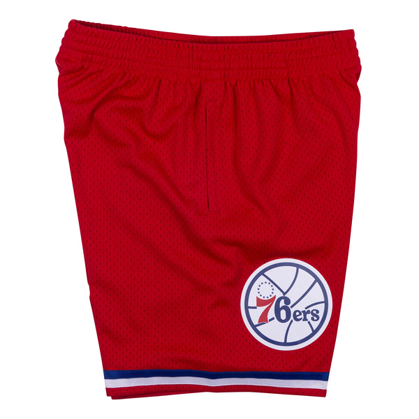 Szorty Mitchell & Ness Philadelphia 76ers czerwone Swingman Shorts