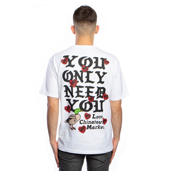 Koszulka Chinatown Market Never Be Alone Bear T-shirt biała