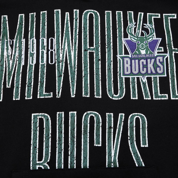 Bluza Mitchell & Ness Milwaukee Bucks NBA Team OG Fleece 2.0 black