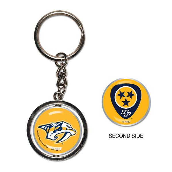 Brelok WinCraft NHL Spinner Key Ring Nashville Predators