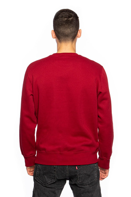 Bluza Champion Organic Cotton Blend Small Script Logo Sweatshirt bordowa