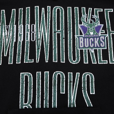 Mitchell & Ness sweatshirt Milwaukee Bucks NBA Team OG Fleece 2.0 black