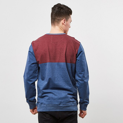 Vans sweatshirt crewneck Muir  blue / burgundy VN-0UOWE54