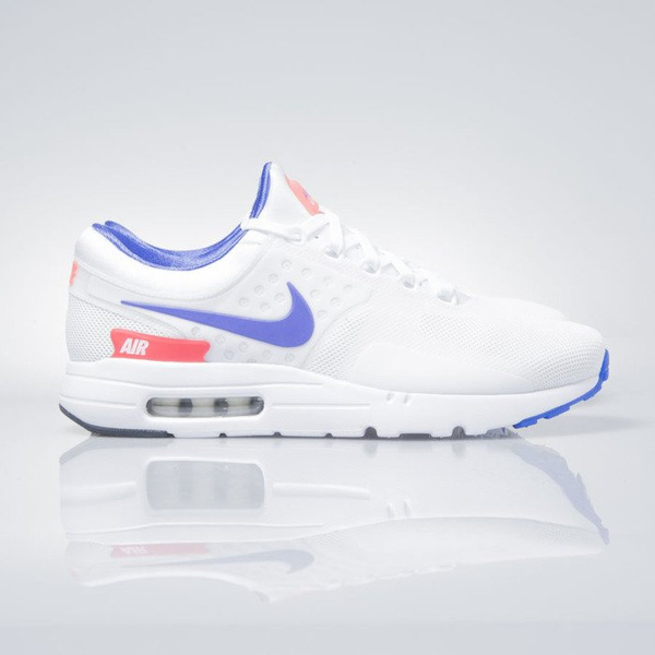 Sneakers buty Nike Air Max Zero Qs white / ultramarine-solar red 789695-105